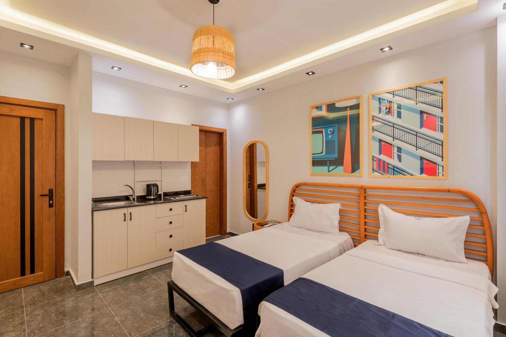 Travelholic Auc Residence Kairo Exteriör bild